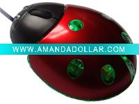 Ladybug shape mouse