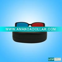 Wholesale high quality,right price plastic red cyan 3d glasses for 3d theatre