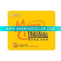 yellow promotional computer mouse pad