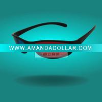 Wholesale high quality plastic 3d video glasses with anaglyphic red cyan lense for 3d movies
