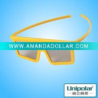 Wholesale Fashion Plastic Linear Polarized 3D Glasses