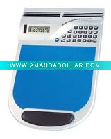 Wholesale Mouse pad with calculator and wrist rest
