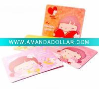 Wholesale BEAUTY!!!pink cartoon mouse pad