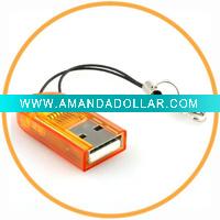 Micro SD (TransFlash) Card Reader - USB 2.0 - Plug and Play