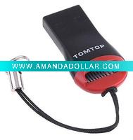 Wholesale USB 2.0 Mini Micro SD T-Flash TF M2 Memory Card Reader