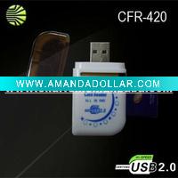 Wholesale HOT!New all in one usb2.0 SD MS M2 TF card reader
