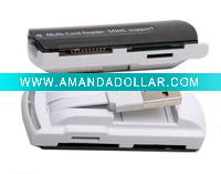 Wholesale USB 2.0 Multi Card Reader MS Mini Micro SD T-Flash M2