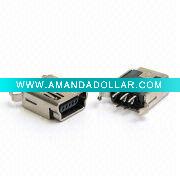 Wholesale Mini USB 5p F Dip connector
