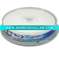 Wholesale 2.5GB Melody Printable Blu-Ray Discs, 10-Pieces Set,with 4x Recording Speed