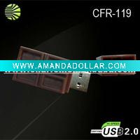 Wholesale new small usb2.0 chocolate TF SDHC card reader