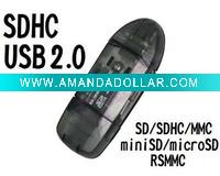 USB 2.0 for MicroSD T-Flash TF Memory Card Reader FREE SHIPPING