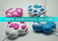 Wholesale Fashion 4 port USB HUB 2.0/Usb Hub/usb hub in bear shape/New item/Usb item/Hub item/new usb item/usb/hub/usb hub/paw shape/ITEM/