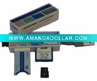 Wholesale Mini 4 In 1 Card Reader(SD/MS/TF/M2 card reader)