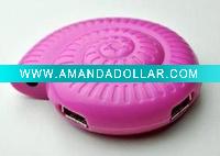 Wholesale new usb hub, 4ports usb hub, snail shape hub