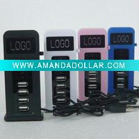 Wholesale new usb hub, 4ports usb hub, gas station shape hub