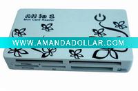 Wholesale Mini All In 1 Card Reader(SD,XD,MS,CF,TF,M2 card)