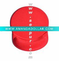 Wholesale promotional silicon gel wrist rest mouse pad with support