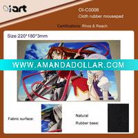 Wholesale Fabric rubber full colors printing mouse pad