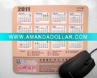 Wholesale 2011 calendar mouse pad