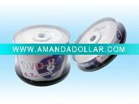Wholesale A+ grade 4.7GB blank dvd disc