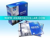 Wholesale A+ grade 16x blank dvd media with slim jewel case