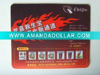 Wholesale cloth with rubber Mouse pad