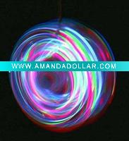 Yo yo with rainbow led light