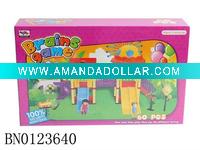 Wholesale Blocks set(60pcs),Funny park.Plastic toy for kid/child/baby