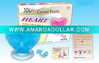 Wholesale crystal toy bricks - love heart