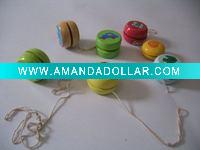 Wholesale Child craft decorative wooden yoyo