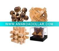 Wooden brain teaser