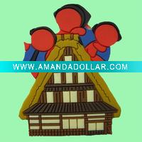 Wholesale rubber house eraser