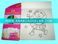 Wholesale jindeli kid's DIY Painting book