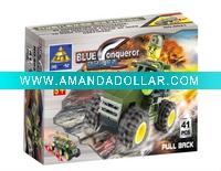 Wholesale 2011 NEW DIY PULL BACK SPEED CAR BRICKS