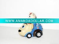 toy car bear, home decoration bear, pvc bear car