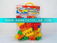 Wholesale Plastic 59pcs building block ,toy bricks