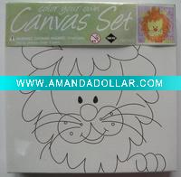 Kids painting canvas set