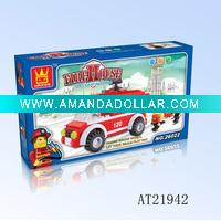 Wholesale fire department block toys