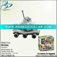 Wholesale Beidou toys blocks mini tankBD127828-16