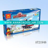 Wholesale plastic box of blocks toy