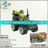 Wholesale Bricks toy army car BD125696-16