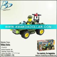 Wholesale Plastic bricks toy chariot BD125691-16
