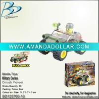 Wholesale Plastic bricks toy car BD125700-16
