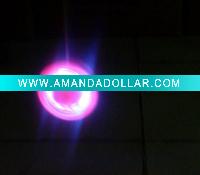 Flashing yoyo with pink light