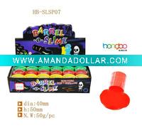 Wholesale coloured barrel o slime small size/putty/slime