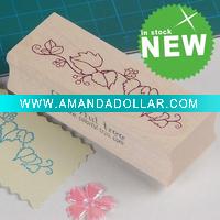 Wholesale wooden rubber stamp