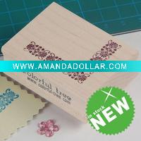 Wholesale wooden rubber stamp