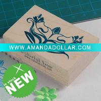 Wholesale wooden rubber stamp