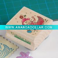 Wholesale new style novelty wooden stamp(KT0003)