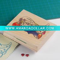 Wholesale new style novelty wooden stamp KT0005
